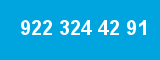 922 324 42 91 922 324 42 91